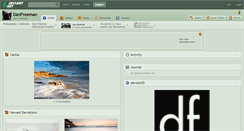 Desktop Screenshot of danfreeman.deviantart.com
