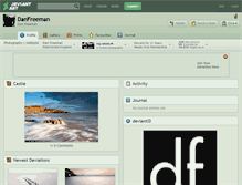Tablet Screenshot of danfreeman.deviantart.com