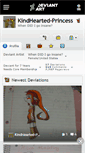 Mobile Screenshot of kindhearted-princess.deviantart.com
