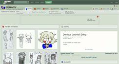 Desktop Screenshot of nijjabunny.deviantart.com