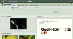 Desktop Screenshot of dust-of-dolls.deviantart.com