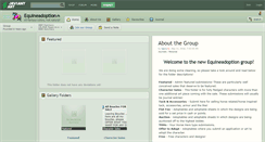 Desktop Screenshot of equineadoption.deviantart.com