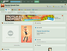 Tablet Screenshot of popular-kawaii-chan.deviantart.com