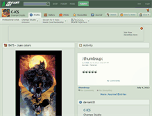 Tablet Screenshot of c-ics.deviantart.com