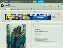 Tablet Screenshot of angie2468.deviantart.com