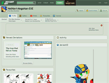 Tablet Screenshot of netnavi-megaman-exe.deviantart.com