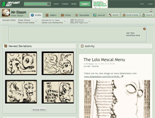 Tablet Screenshot of mr-sisson.deviantart.com