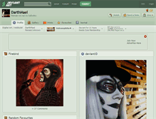 Tablet Screenshot of darthmael.deviantart.com