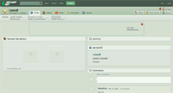 Desktop Screenshot of czondi.deviantart.com