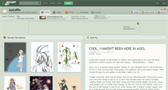 Desktop Screenshot of icecoffin.deviantart.com