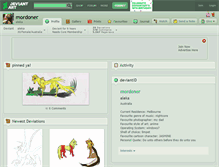 Tablet Screenshot of mordoner.deviantart.com