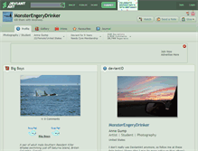 Tablet Screenshot of monsterengerydrinker.deviantart.com