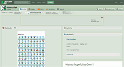 Desktop Screenshot of harmoniak.deviantart.com