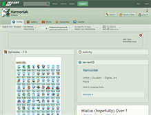 Tablet Screenshot of harmoniak.deviantart.com