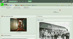 Desktop Screenshot of bango.deviantart.com