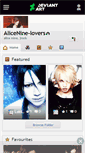 Mobile Screenshot of alicenine-lovers.deviantart.com