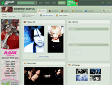 Tablet Screenshot of alicenine-lovers.deviantart.com