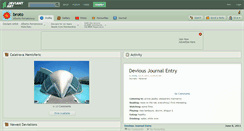 Desktop Screenshot of broto.deviantart.com