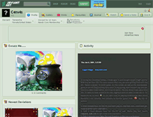 Tablet Screenshot of c4nv4s.deviantart.com