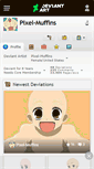 Mobile Screenshot of pixel-muffins.deviantart.com