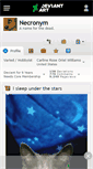 Mobile Screenshot of necronym.deviantart.com