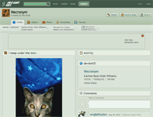 Tablet Screenshot of necronym.deviantart.com