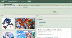 Desktop Screenshot of cosmicprime01.deviantart.com