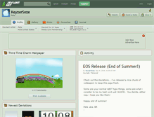 Tablet Screenshot of keyzersoze.deviantart.com