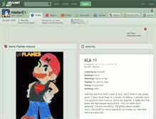 Tablet Screenshot of mastere1.deviantart.com
