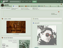 Tablet Screenshot of giodim.deviantart.com