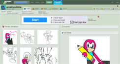 Desktop Screenshot of annatheechidna.deviantart.com