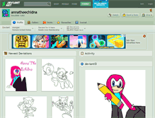 Tablet Screenshot of annatheechidna.deviantart.com