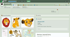 Desktop Screenshot of disneylover89.deviantart.com