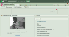 Desktop Screenshot of beadsofcompassion.deviantart.com