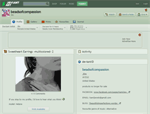 Tablet Screenshot of beadsofcompassion.deviantart.com