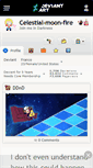 Mobile Screenshot of celestial-moon-fire.deviantart.com