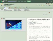 Tablet Screenshot of celestial-moon-fire.deviantart.com