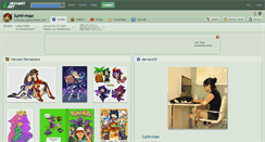 Desktop Screenshot of lumi-mae.deviantart.com