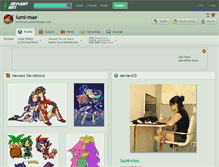 Tablet Screenshot of lumi-mae.deviantart.com