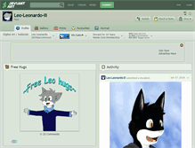Tablet Screenshot of leo-leonardo-iii.deviantart.com