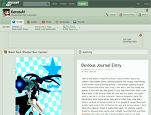 Tablet Screenshot of kerozuki.deviantart.com