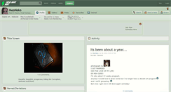 Desktop Screenshot of meoneko.deviantart.com