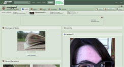 Desktop Screenshot of morgiepuff.deviantart.com