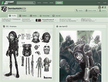Tablet Screenshot of demiseman.deviantart.com