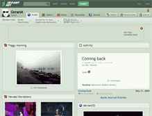Tablet Screenshot of goranm.deviantart.com