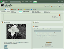 Tablet Screenshot of epic-muffin.deviantart.com