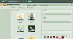Desktop Screenshot of len-kagamine-lovers.deviantart.com