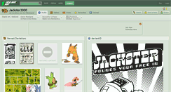 Desktop Screenshot of jackster3000.deviantart.com