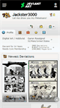Mobile Screenshot of jackster3000.deviantart.com