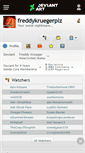Mobile Screenshot of freddykruegerplz.deviantart.com